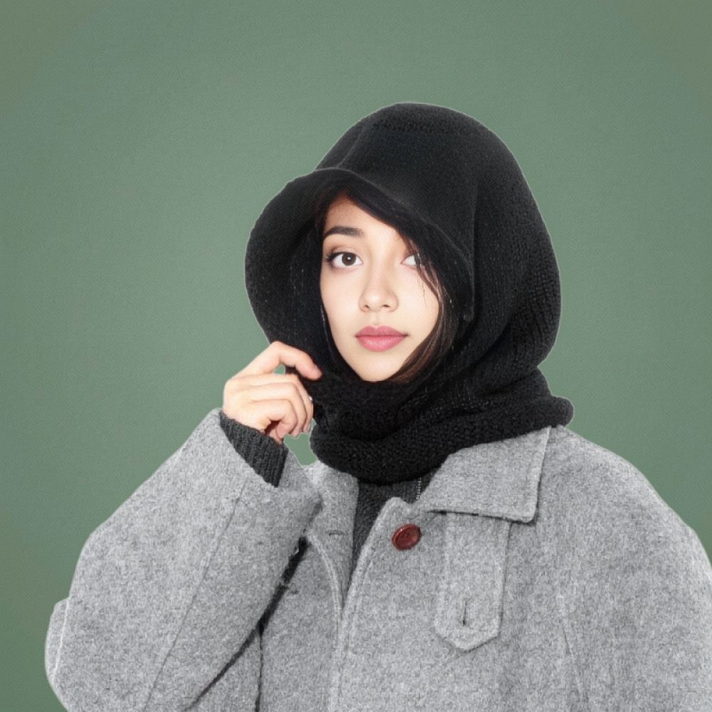 Cozy Knitted Thermal Hat Neck  - Outdoor Sport Climbing Gear ulasan dan harga